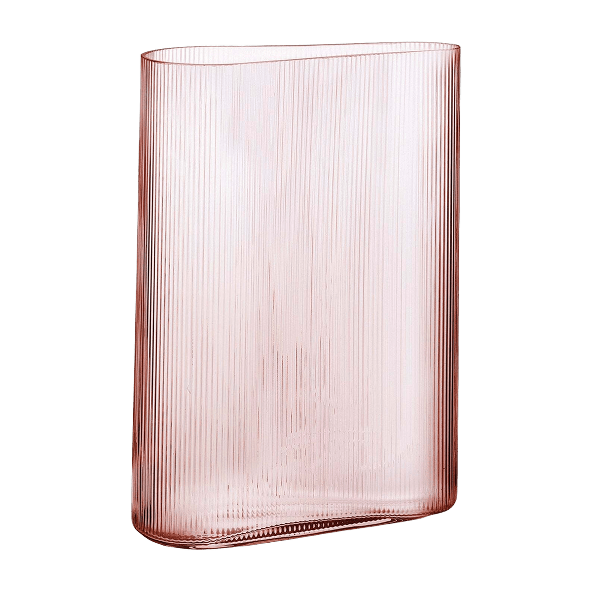 Mist Vase Dusty Rose Tall - Nude Glass - The Cool Republic