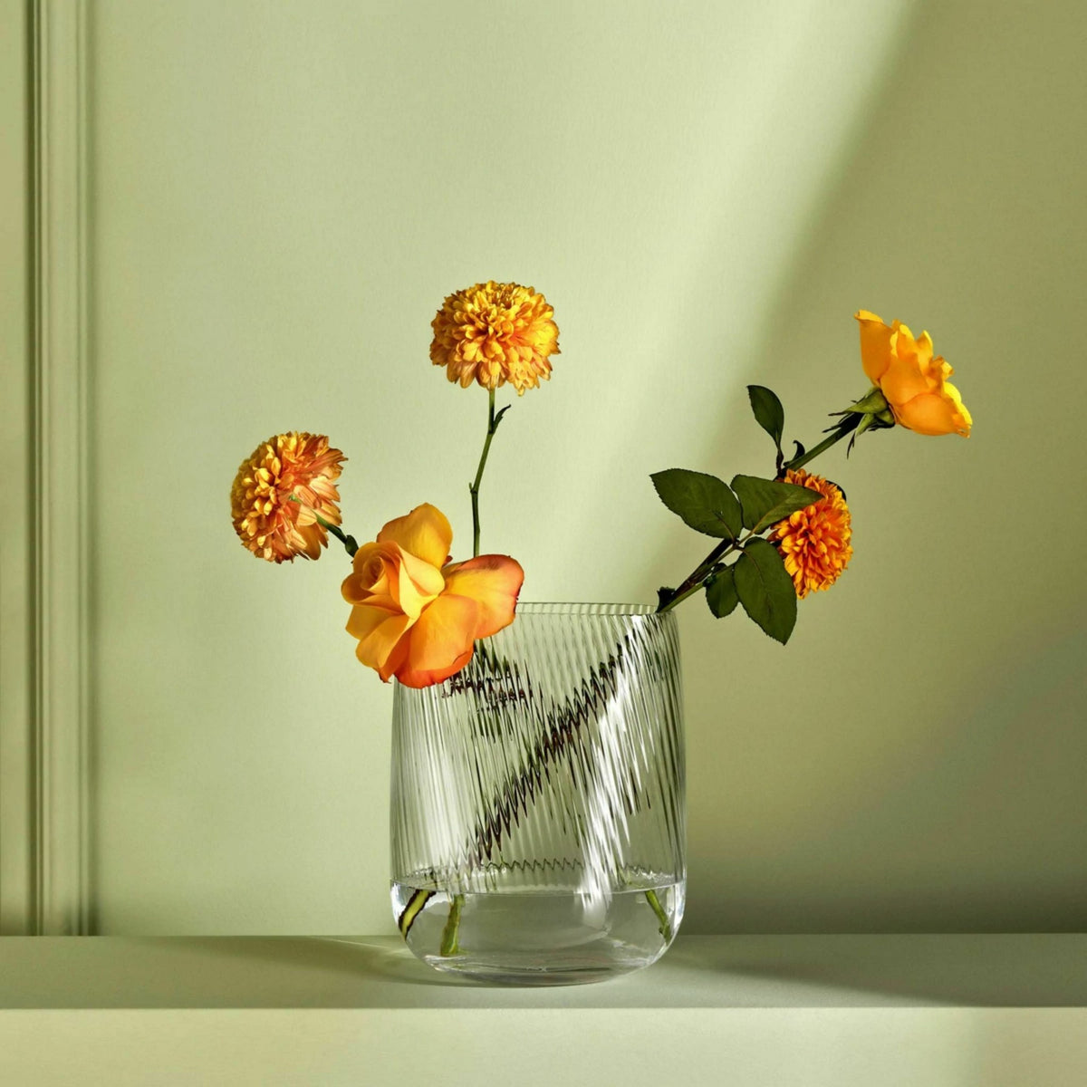 Grand vase transparent Opti - Nude Glass - The Cool Republic