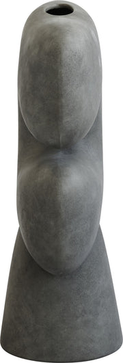 Grand vase tribal en céramique gris - 101 Copenhagen - The Cool Republic