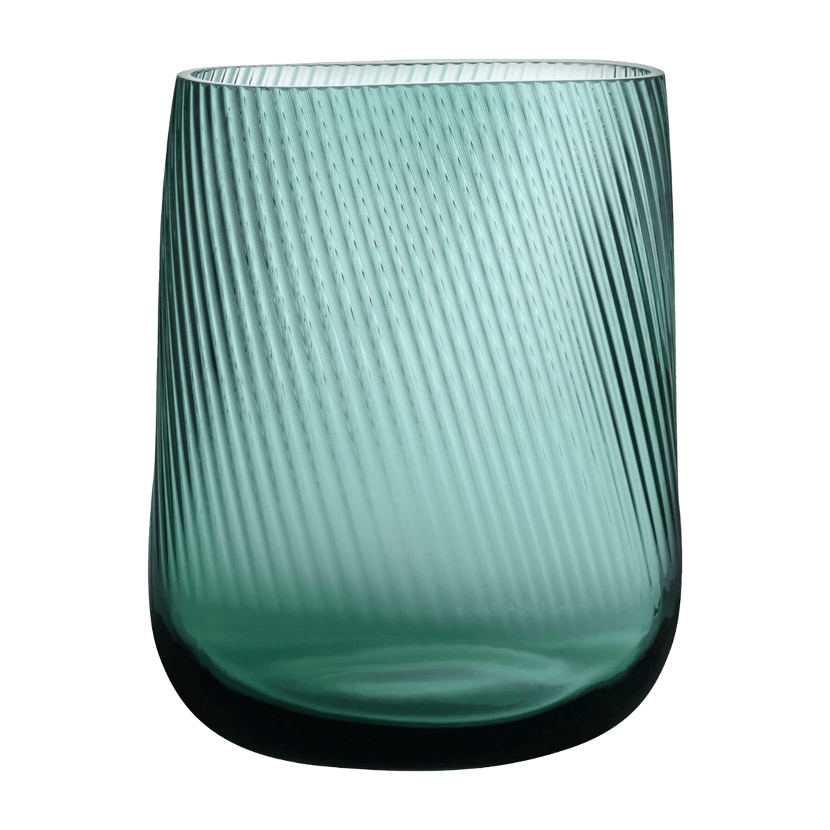 Grand vase vert Opti- Nude Glass - The Cool Republic