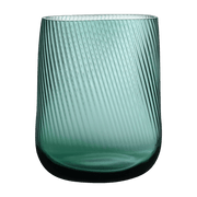 Opti Vase Smoked Green Tall - Nude Glass - The Cool Republic