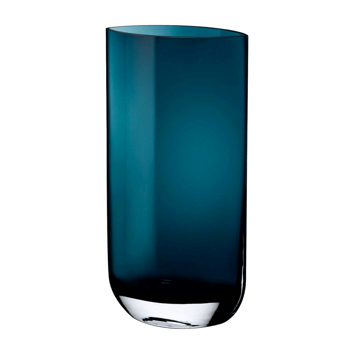 Grand vase vert pétrole Blade - Nude Glass - The Cool Republic