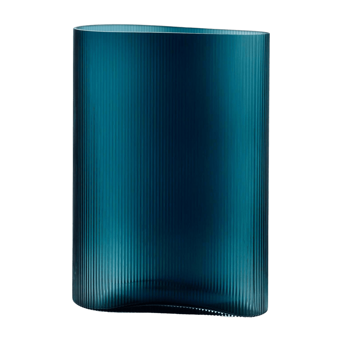 Mist Vase Petroleum Green Tall - Nude Glass - The Cool Republic