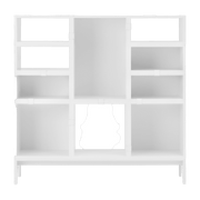 Grande bibliothèque blanche en chêne Stacked - Muuto - The Cool Republic