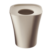 Grande corbeille beige avec couvercle et anneau de retenue Trash - Magis - The Cool Republic