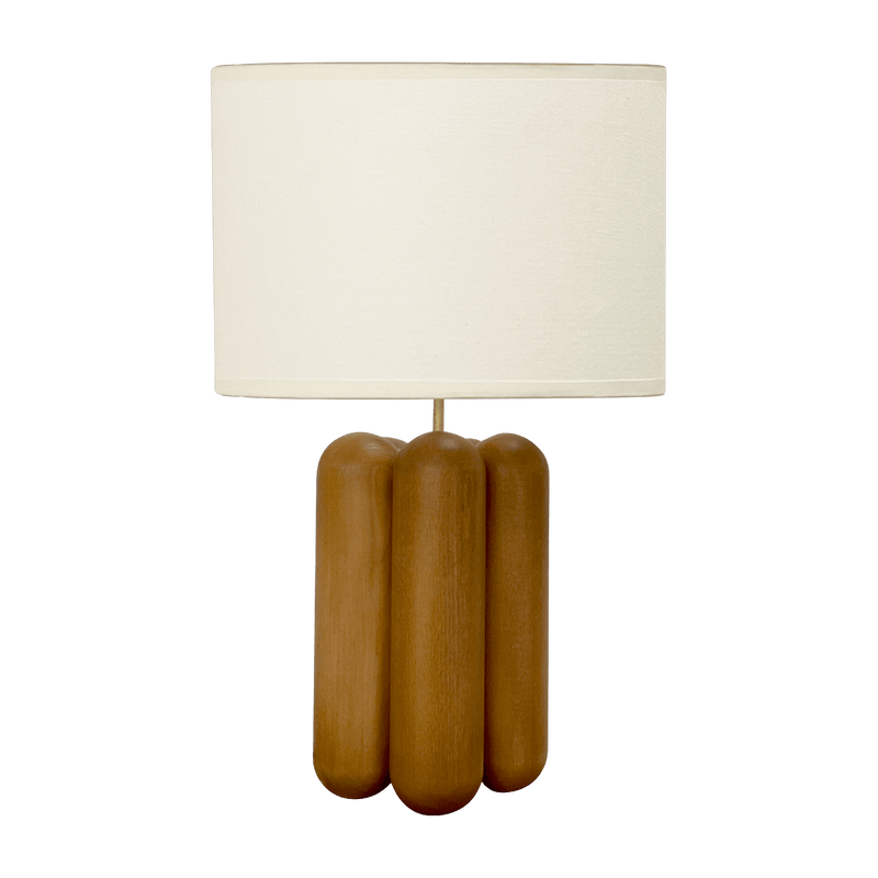 Grande lampe en bois et coton Charlotte - Cosin Paris - The Cool Republic