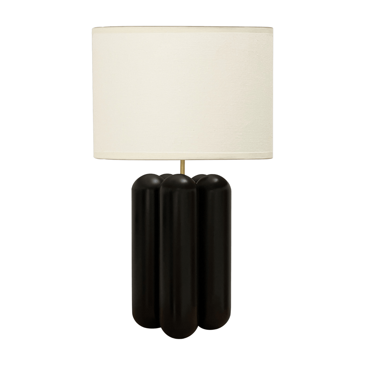 Large lamp in wood and black cotton Charlotte - Cosin Paris - The Cool Republic