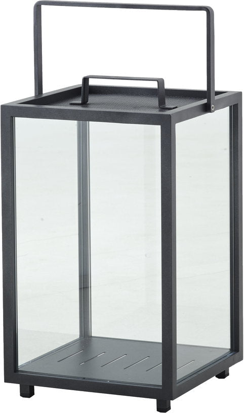 Grande lanterne en aluminium noir Lighthouse - Cane - Line - The Cool Republic