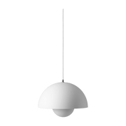 Grande suspension blanc mat Flowerpot VP7 - &tradition - The Cool Republic