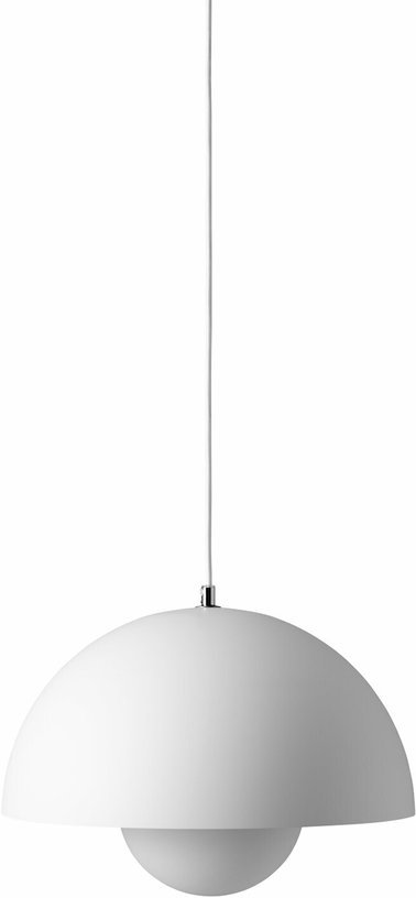 Grande suspension blanc mat Flowerpot VP7 - &tradition - The Cool Republic