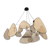 Grande suspension en cannage 90 x 150 cm Screen - Market set - The Cool Republic