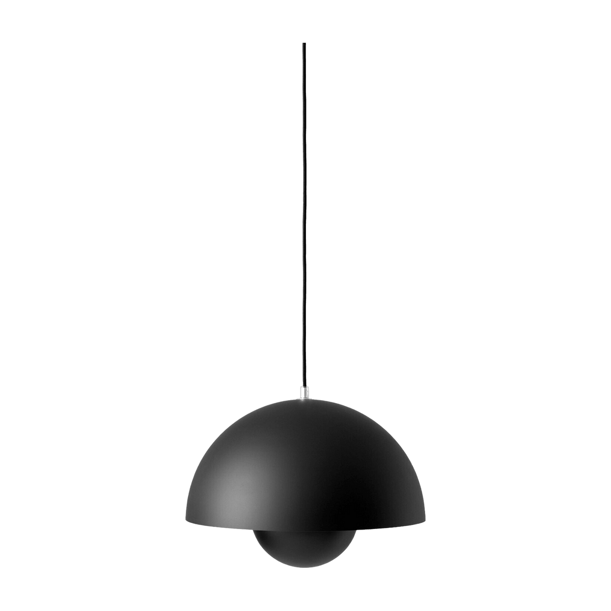 Grande suspension noir mat Flowerpot VP7 - &tradition - The Cool Republic