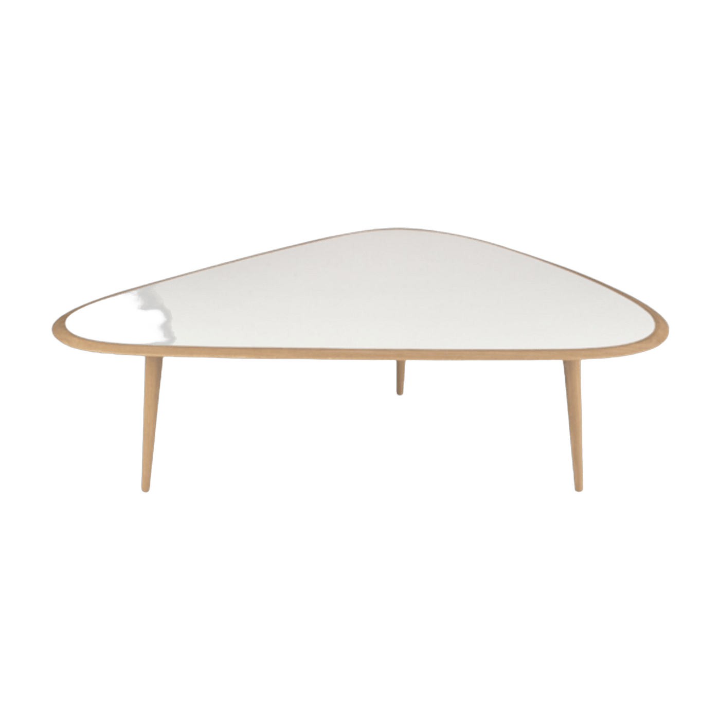 Grande table basse blanche Fifties - RED Edition - The Cool Republic