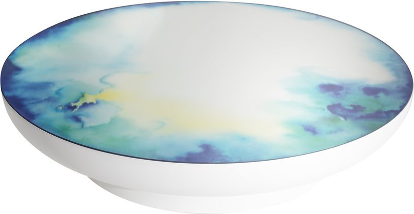 Grande table basse bleu - jaune 110 cm Francis - Petite Friture - The Cool Republic