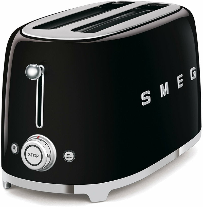 Grille - pain 2 grandes fentes noir Années 50 - Smeg - The Cool Republic