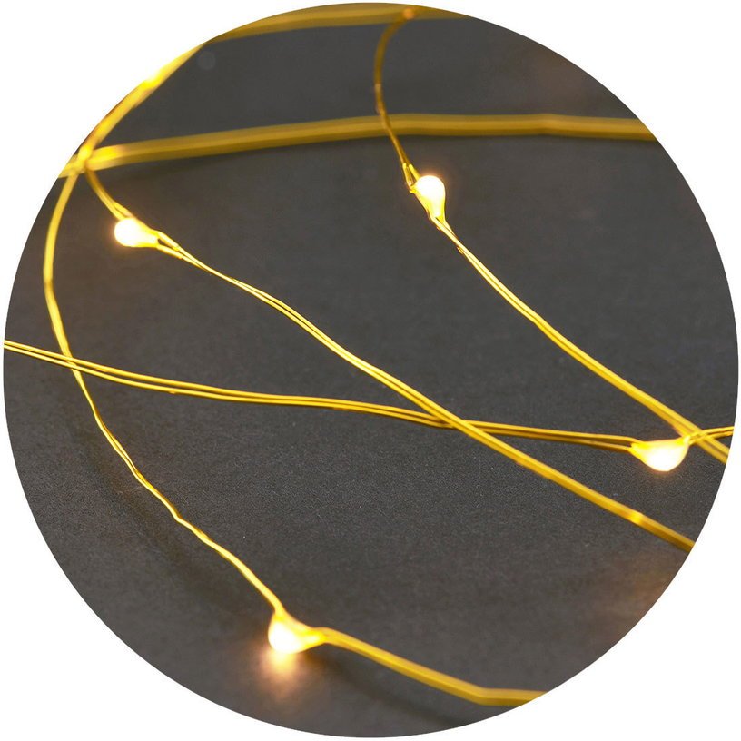Guirlande lumineuse dorée String Lights - House Doctor - The Cool Republic