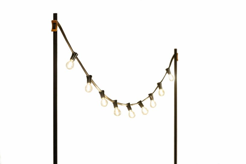 Guirlande lumineuse noir et cognac Light my table - Vincent Sheppard - The Cool Republic