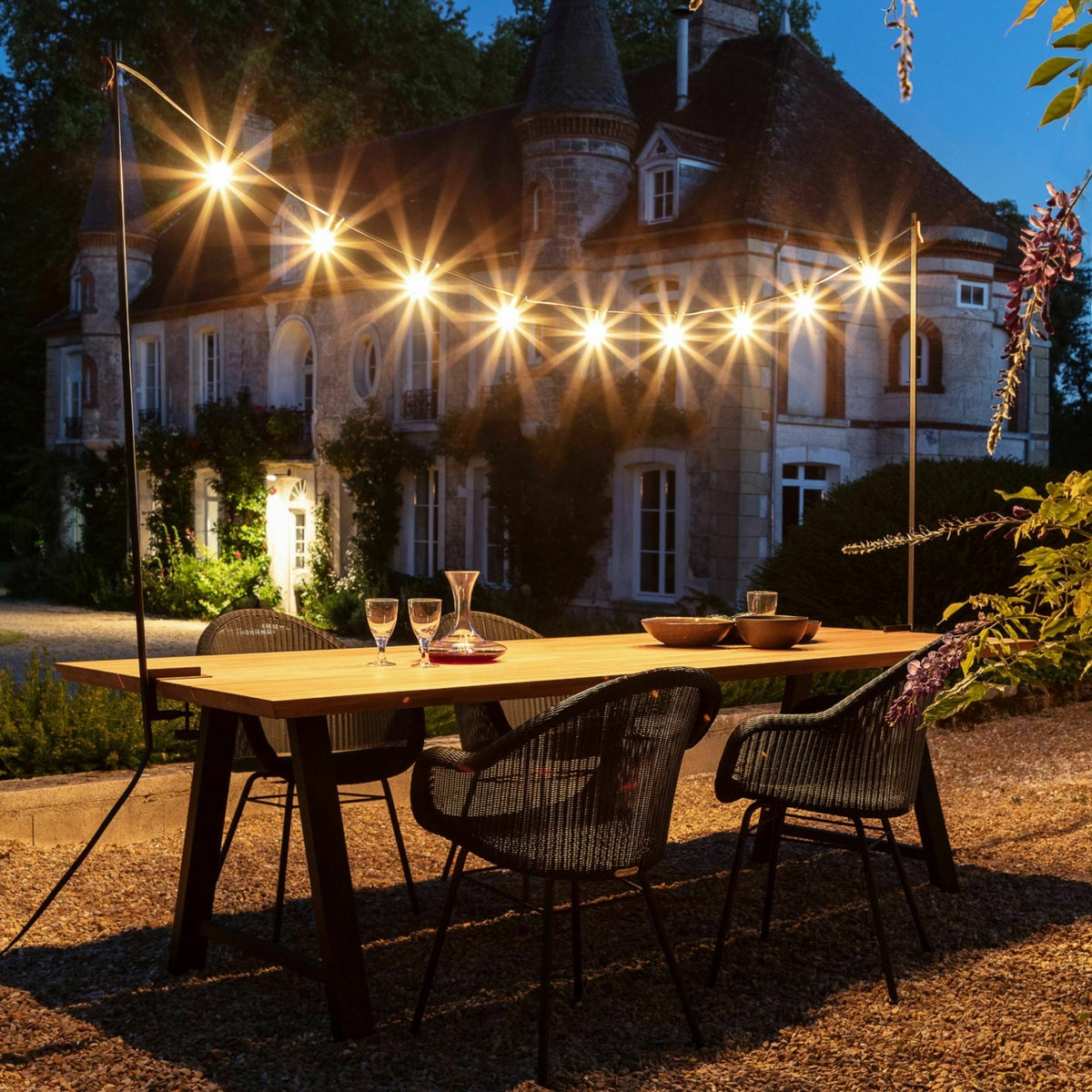 Guirlande lumineuse noir et cognac Light my table - Vincent Sheppard - The Cool Republic