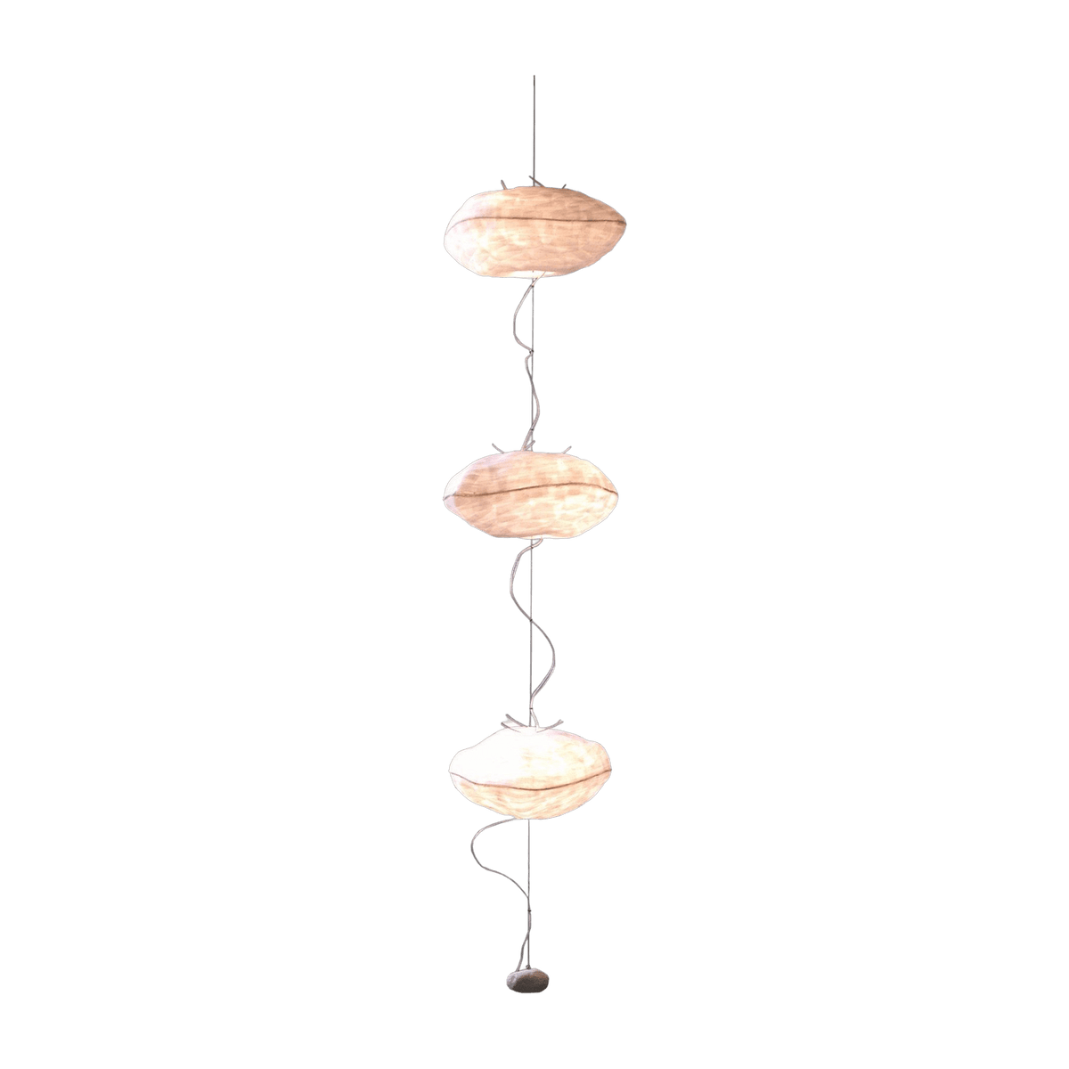 Guirlande suspendue en papier branchement plafond Points de suspension - Céline Wright - The Cool Republic