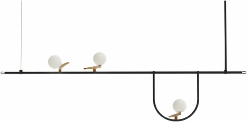 Haute suspension noire Yanzi - Artemide - The Cool Republic