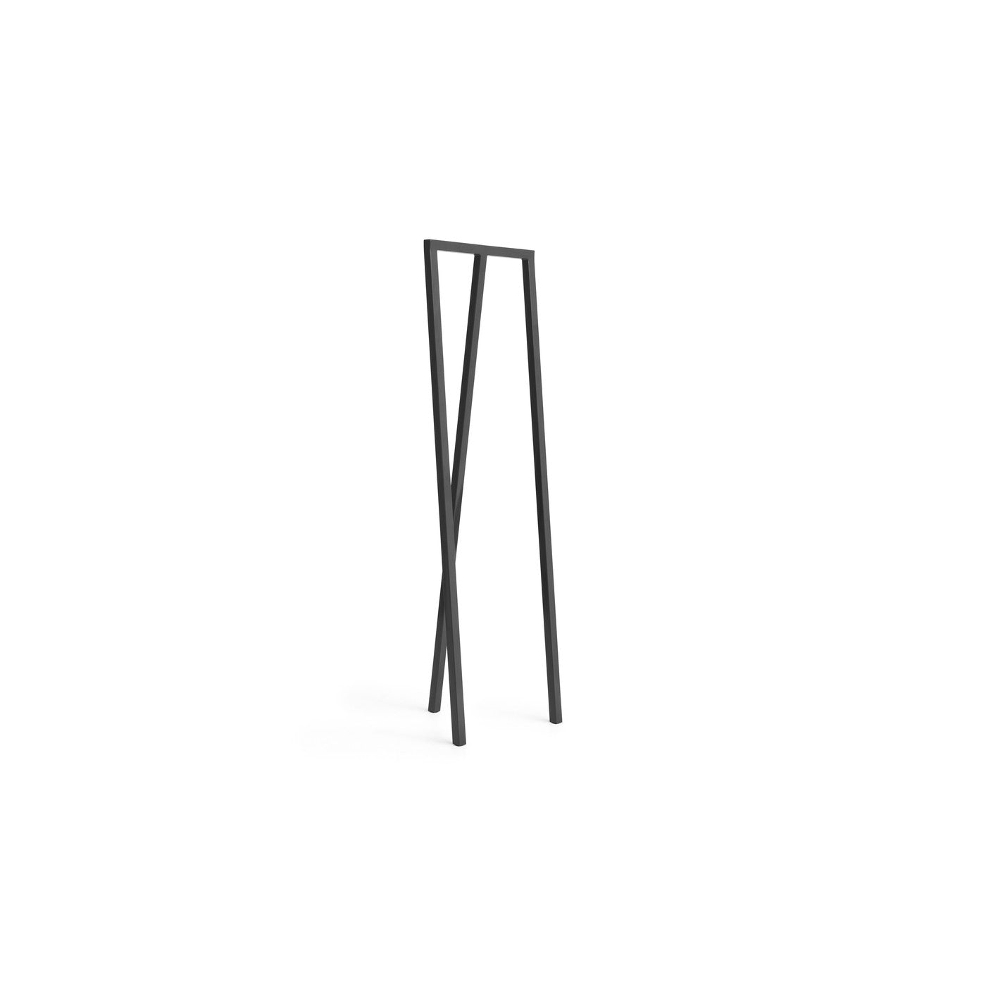 Portant à trois piliers en acier noir 39cm Loop Stand Wardrobe - Hay