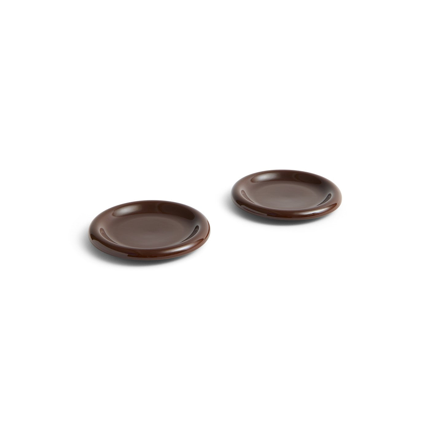 2 Terracotta Plates Bordeaux 18 cm Barro - HAY
