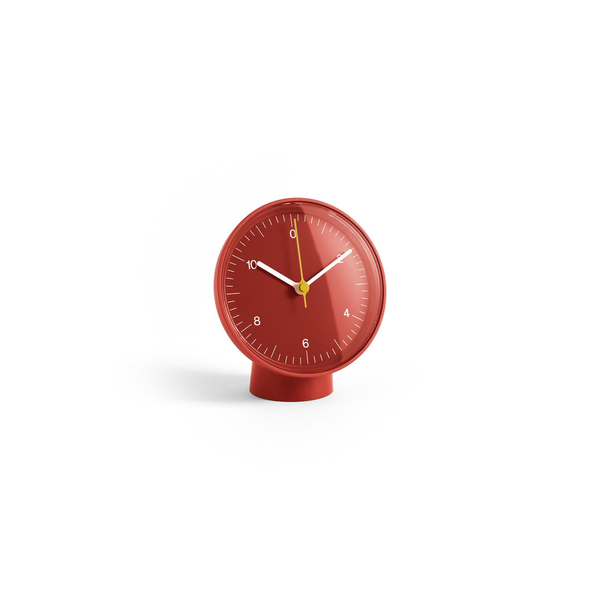 Tischuhr aus Metall Rot 13 cm - HAY