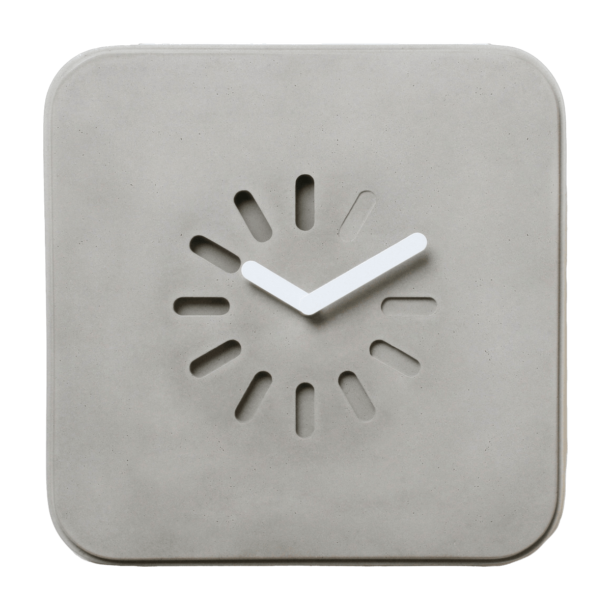 Horloge en béton gris Life in Progress - Lyon Béton - The Cool Republic