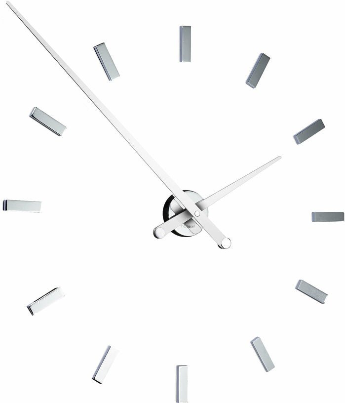 Horloge murale 12 signaux horaires aiguilles blanches Tacón L - Nomon - The Cool Republic