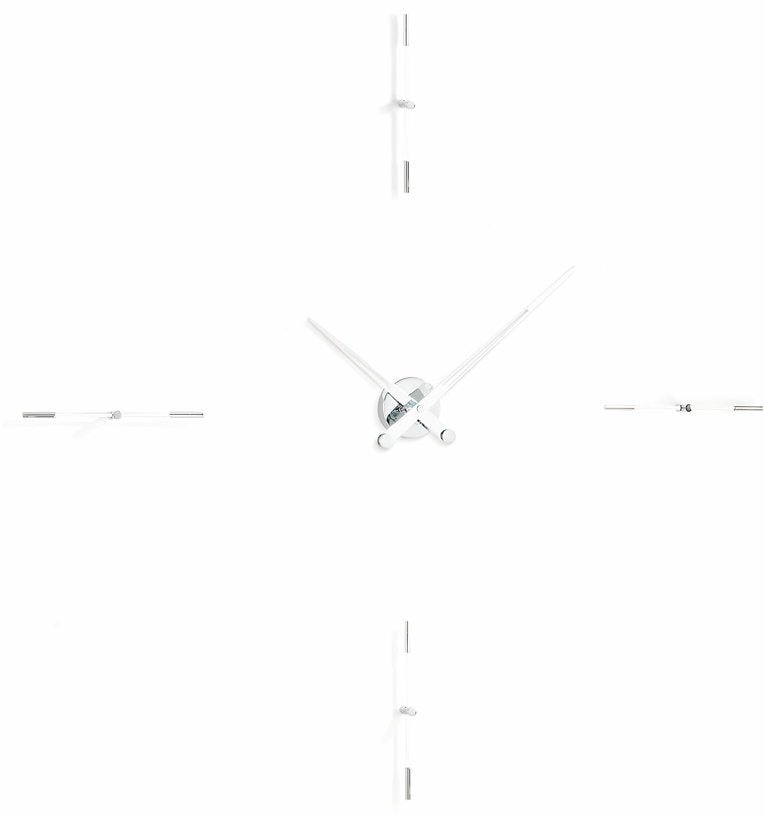 Horloge murale 4 signaux horaires aiguilles blanches Merlín I - Nomon - The Cool Republic