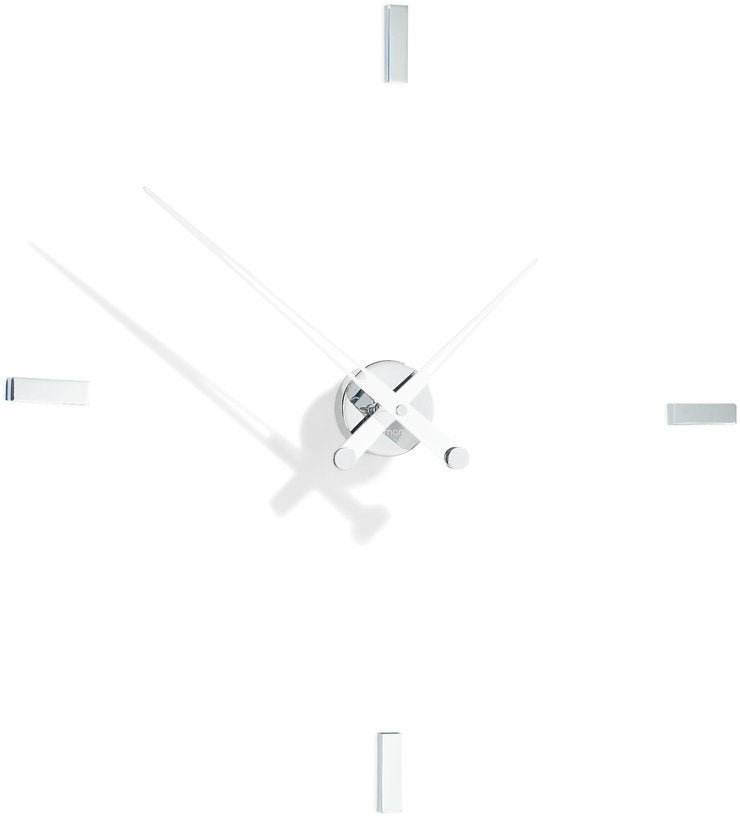 Horloge murale 4 signaux horaires aiguilles blanches Tacón I - Nomon - The Cool Republic