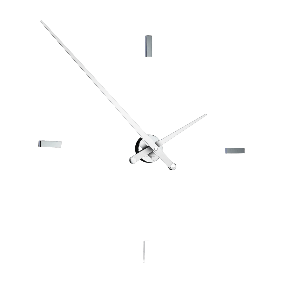Horloge murale 4 signaux horaires aiguilles blanches Tacón L - Nomon - The Cool Republic