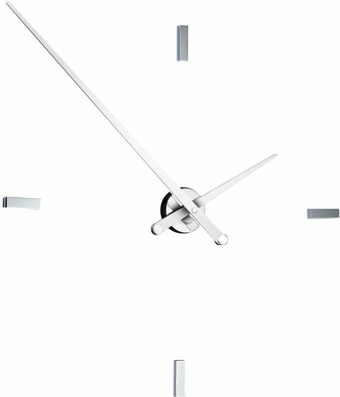 Horloge murale 4 signaux horaires aiguilles blanches Tacón L - Nomon - The Cool Republic