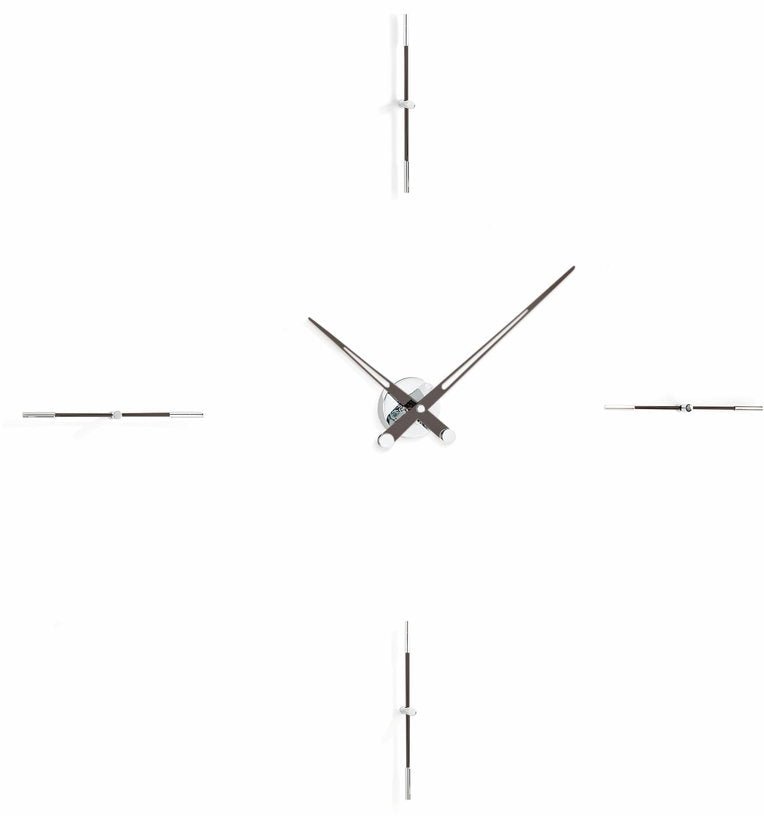 Horloge murale 4 signaux horaires aiguilles noires Merlín I - Nomon - The Cool Republic