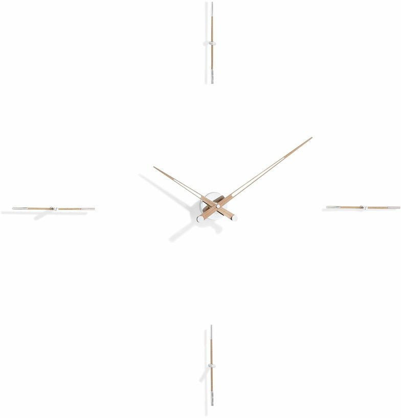 Horloge murale argentée 4 signaux horaires 155 cm Merlín N - Nomon - The Cool Republic