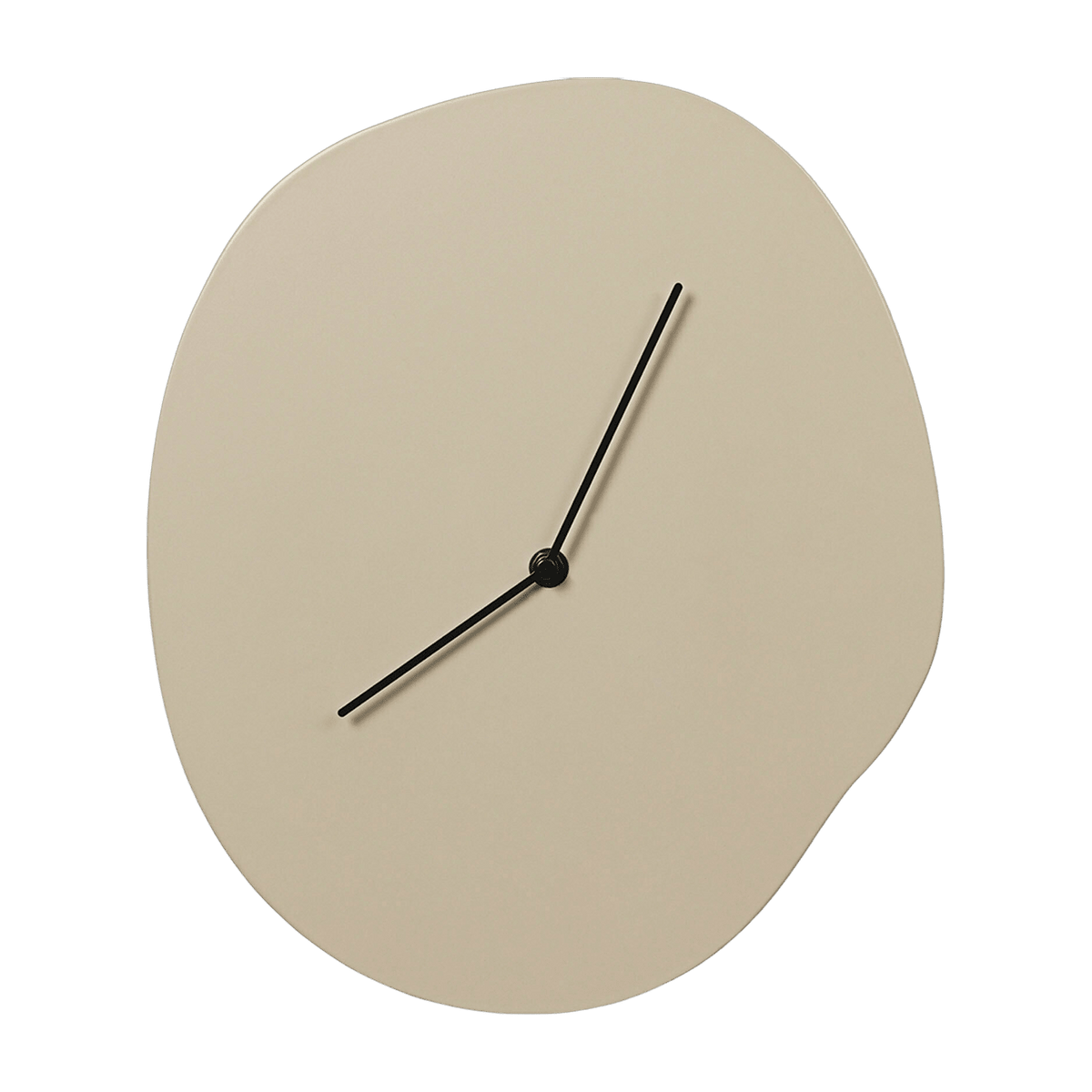 Horloge murale beige 28 x 33 cm Melt - Ferm Living - The Cool Republic