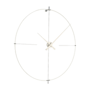Horloge murale blanche aiguilles blanches Bilbao L - Nomon - The Cool Republic