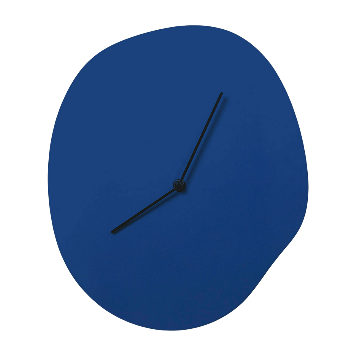 Horloge murale bleue 28 x 33 cm Melt - Ferm Living - The Cool Republic