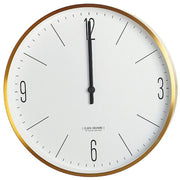 Horloge murale Clock Couture Or & Blanc - House Doctor - The Cool Republic