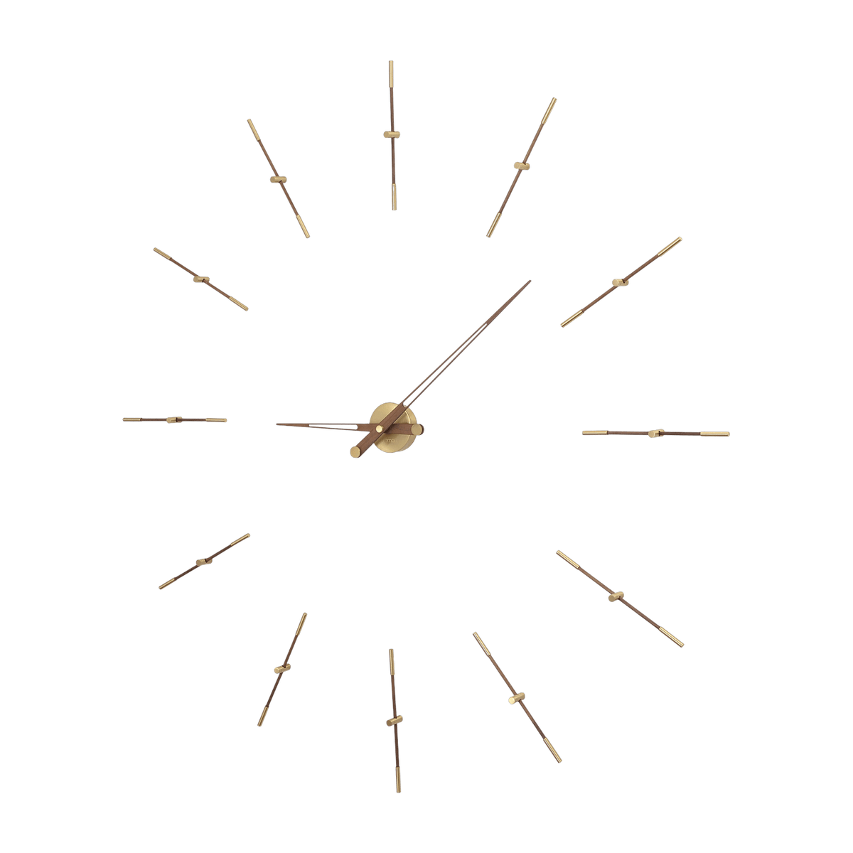 Horloge murale dorée 12 signaux horaires 155 cm Merlín G - Nomon - The Cool Republic