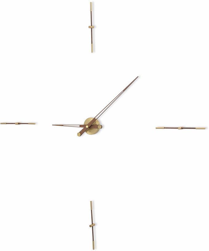 Horloge murale dorée 4 signaux horaires 125 cm Merlín G - Nomon - The Cool Republic