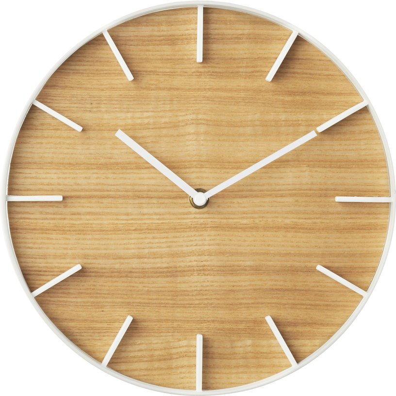 Horloge murale en bois clair Rin - Yamazaki - The Cool Republic