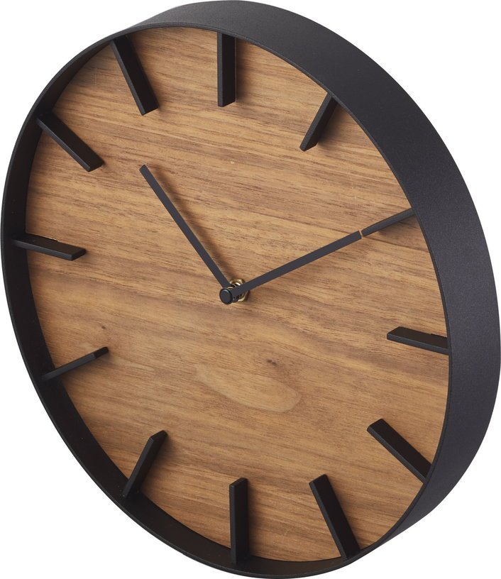 Horloge murale en bois foncé Rin - Yamazaki - The Cool Republic