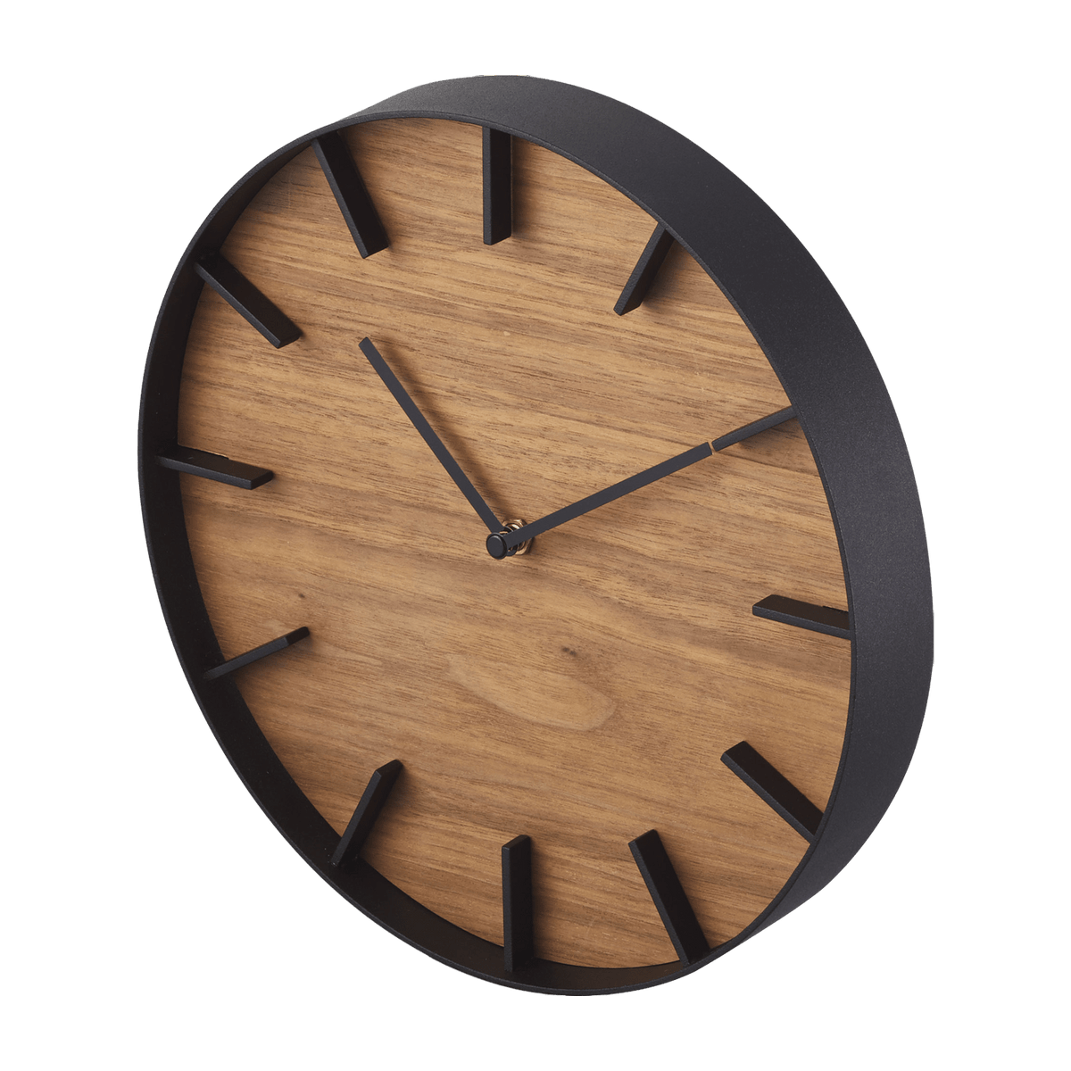 Horloge murale en bois foncé Rin - Yamazaki - The Cool Republic