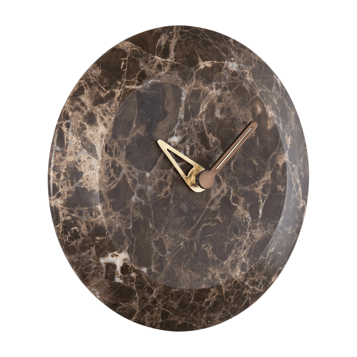 Horloge murale en marbre Emperador S Bari - Nomon - The Cool Republic