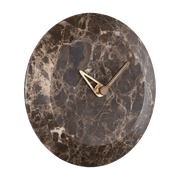 Horloge murale en marbre Emperador S Bari - Nomon - The Cool Republic