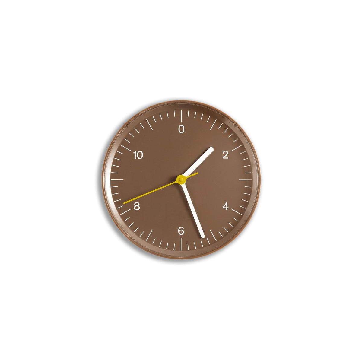 Horloge murale en métal marron 26,5cm - HAY - The Cool Republic