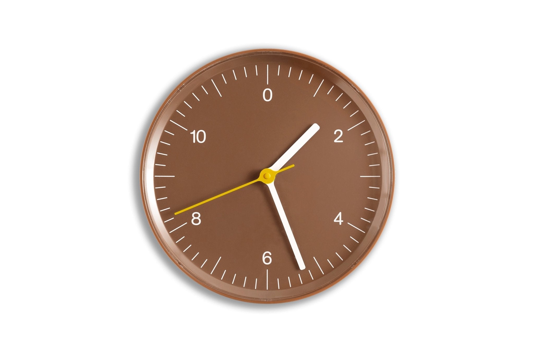 Horloge murale en métal marron 26,5cm - HAY - The Cool Republic