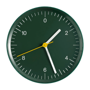 Horloge murale verte 26 cm - HAY - The Cool Republic