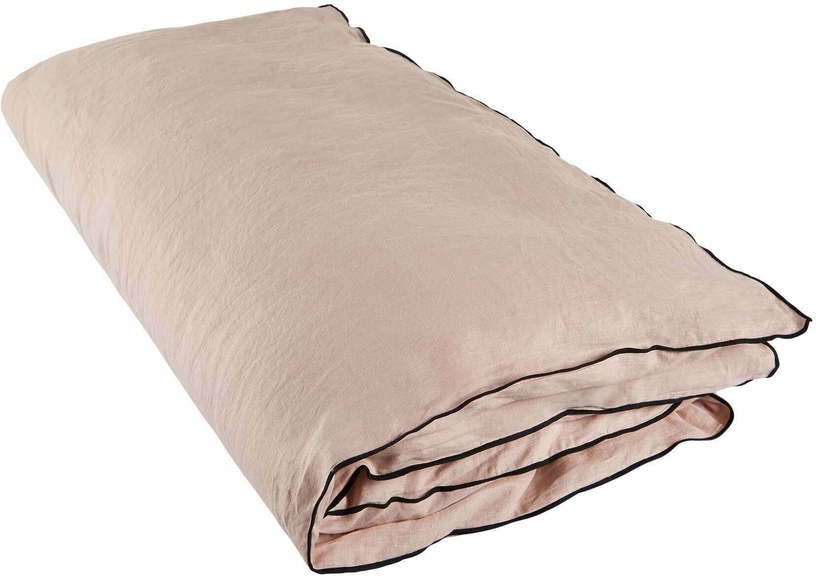 Housse De Bout De Lit Carlina Rose Et Bourdon Noir - Madura - The Cool Republic